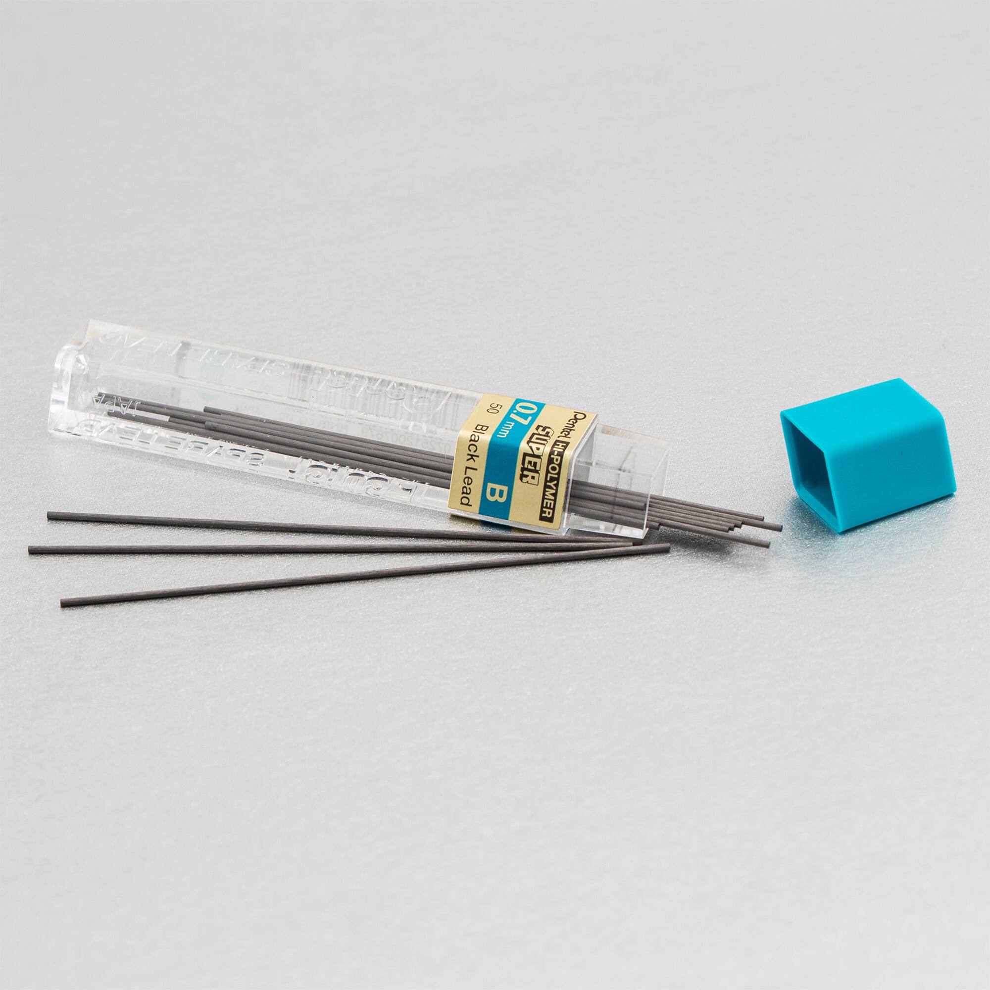 Pentel® Super Hi‑Polymer® Medium 0.7mm Mechanical Pencil Lead Refills